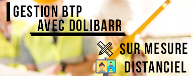 Dolibarr : Gérer son entreprise BTP (Niveau 1) – Distanciel